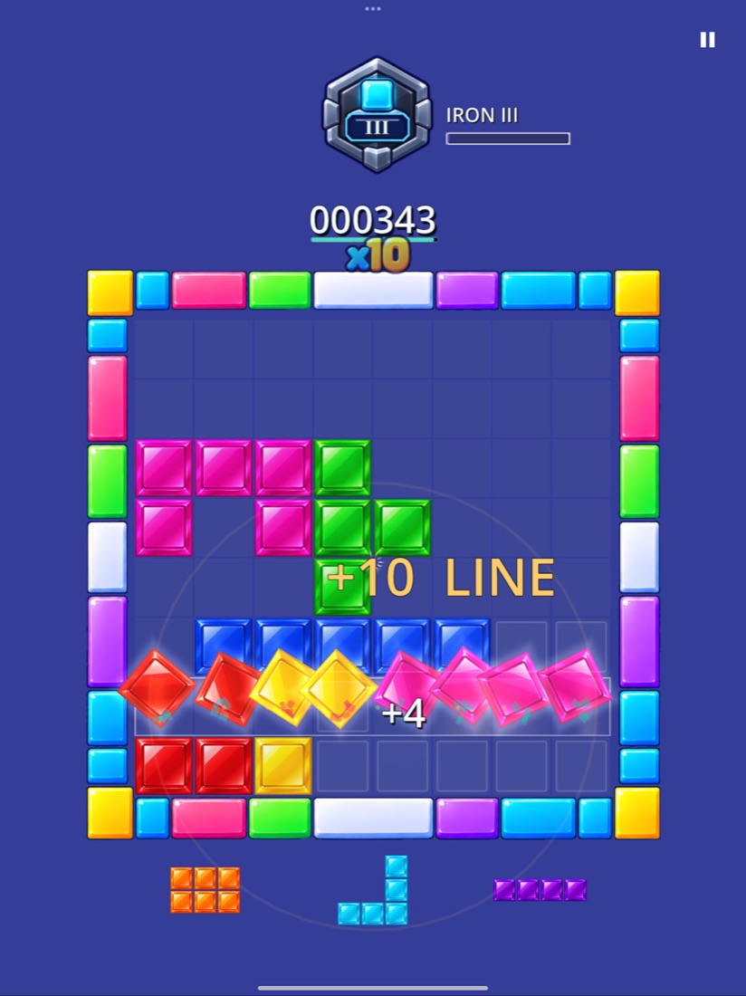 Pulse Block — Line clear